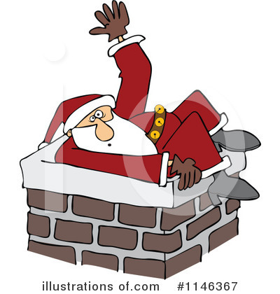 Royalty-Free (RF) Santa Clipart Illustration by djart - Stock Sample #1146367