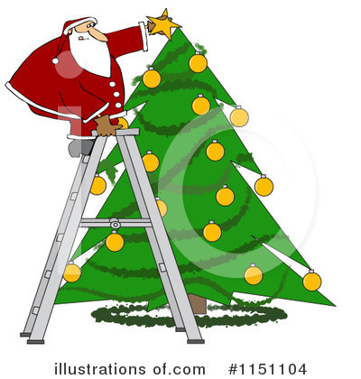 Royalty-Free (RF) Santa Clipart Illustration by djart - Stock Sample #1151104