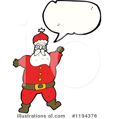 Royalty-Free (RF) Santa Clipart Illustration by lineartestpilot - Stock Sample #1194376
