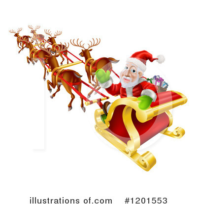 Santa Clipart #1201553 by AtStockIllustration