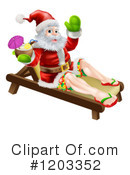 Santa Clipart #1203352 by AtStockIllustration