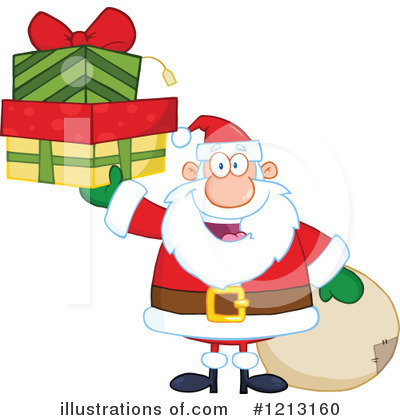 Santas Clipart #1213160 by Hit Toon