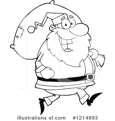 Royalty-Free (RF) Santa Clipart Illustration by Hit Toon - Stock Sample #1214893
