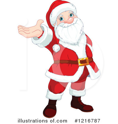 Royalty-Free (RF) Santa Clipart Illustration by Pushkin - Stock Sample #1216787