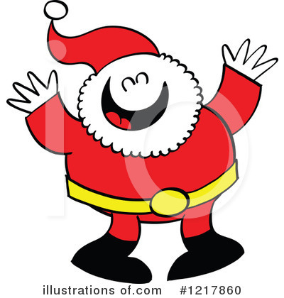 Royalty-Free (RF) Santa Clipart Illustration by Zooco - Stock Sample #1217860