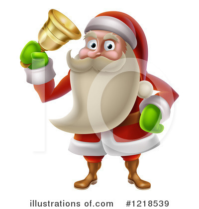 Royalty-Free (RF) Santa Clipart Illustration by AtStockIllustration - Stock Sample #1218539
