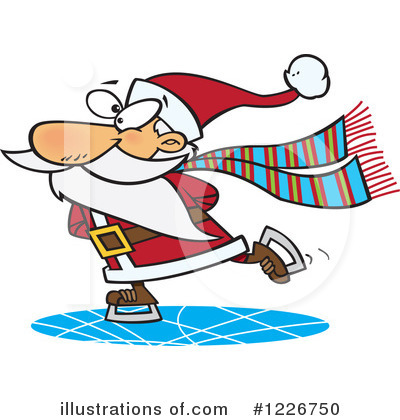 Ice Skating Clipart #1226750 by toonaday