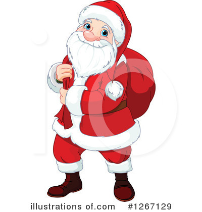 Royalty-Free (RF) Santa Clipart Illustration by Pushkin - Stock Sample #1267129