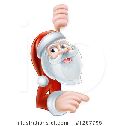 Royalty-Free (RF) Santa Clipart Illustration by AtStockIllustration - Stock Sample #1267795