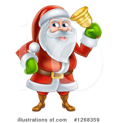 Santa Clipart #1268359 by AtStockIllustration