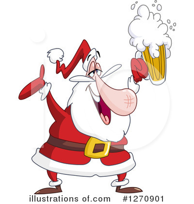 Royalty-Free (RF) Santa Clipart Illustration by yayayoyo - Stock Sample #1270901