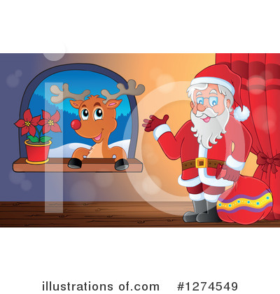 Reindeer Clipart #1274549 by visekart