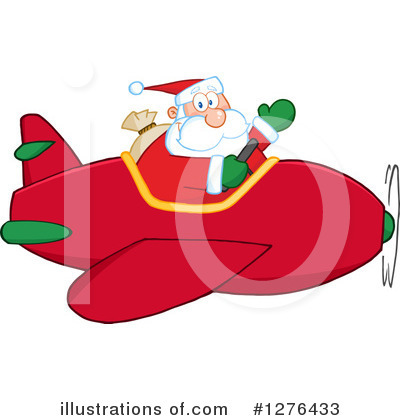 Airplane Clipart #1276433 by Hit Toon