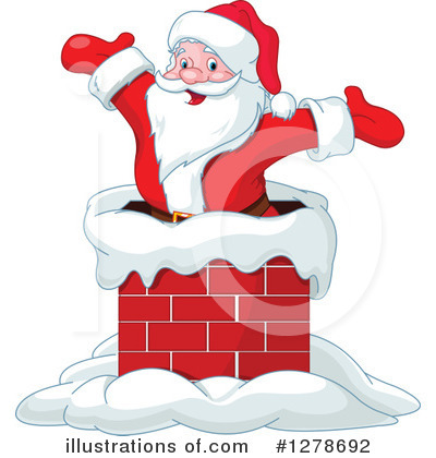 Royalty-Free (RF) Santa Clipart Illustration by Pushkin - Stock Sample #1278692