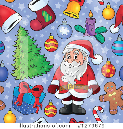Christmas Pattern Clipart #1279679 by visekart