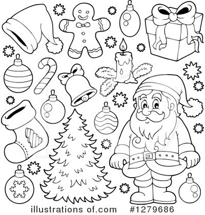 Christmas Candle Clipart #1279686 by visekart