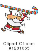 Santa Clipart #1281065 by toonaday