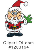 Santa Clipart #1283194 by Dennis Holmes Designs