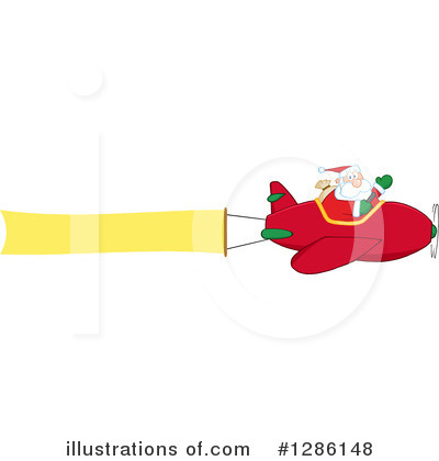 Royalty-Free (RF) Santa Clipart Illustration by Hit Toon - Stock Sample #1286148