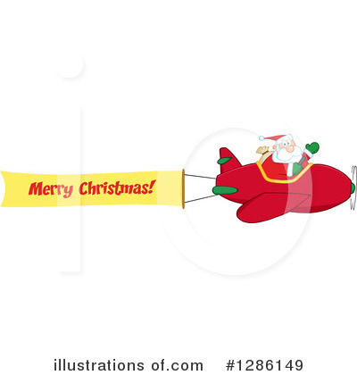 Royalty-Free (RF) Santa Clipart Illustration by Hit Toon - Stock Sample #1286149