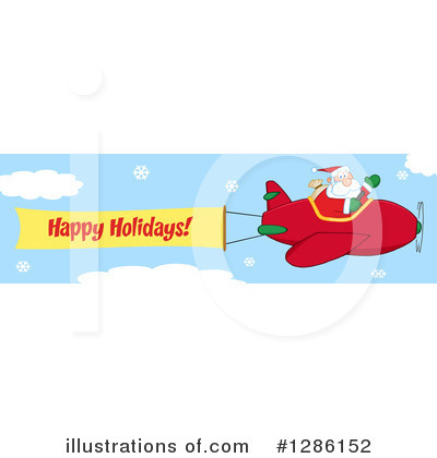 Royalty-Free (RF) Santa Clipart Illustration by Hit Toon - Stock Sample #1286152