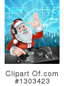 Santa Clipart #1303423 by AtStockIllustration