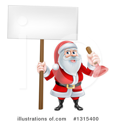 Royalty-Free (RF) Santa Clipart Illustration by AtStockIllustration - Stock Sample #1315400