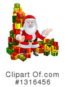 Santa Clipart #1316456 by AtStockIllustration