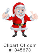 Santa Clipart #1345673 by AtStockIllustration