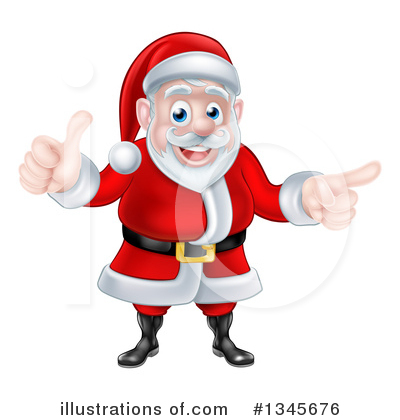 Royalty-Free (RF) Santa Clipart Illustration by AtStockIllustration - Stock Sample #1345676