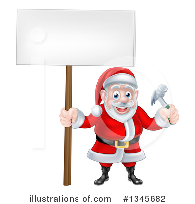 Royalty-Free (RF) Santa Clipart Illustration by AtStockIllustration - Stock Sample #1345682