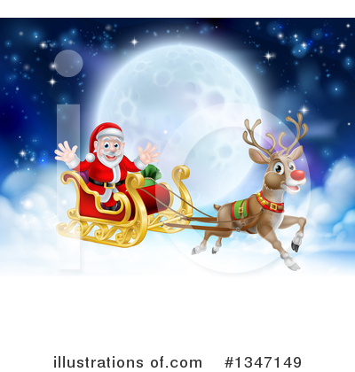 Royalty-Free (RF) Santa Clipart Illustration by AtStockIllustration - Stock Sample #1347149