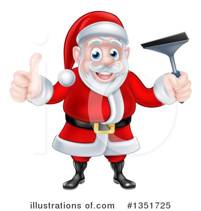 Royalty-Free (RF) Santa Clipart Illustration by AtStockIllustration - Stock Sample #1351725
