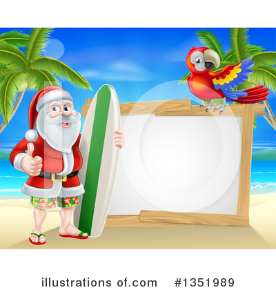 Royalty-Free (RF) Santa Clipart Illustration by AtStockIllustration - Stock Sample #1351989
