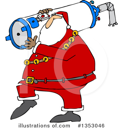 Royalty-Free (RF) Santa Clipart Illustration by djart - Stock Sample #1353046