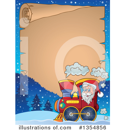 Royalty-Free (RF) Santa Clipart Illustration by visekart - Stock Sample #1354856