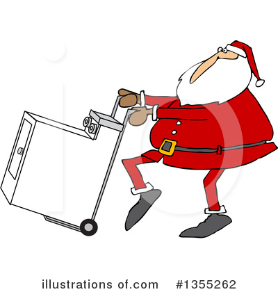 Royalty-Free (RF) Santa Clipart Illustration by djart - Stock Sample #1355262