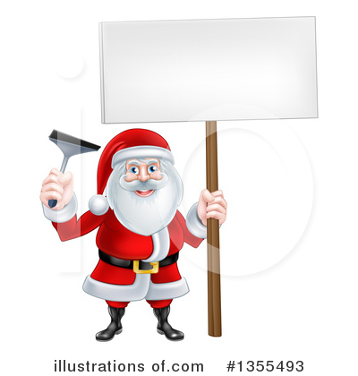 Royalty-Free (RF) Santa Clipart Illustration by AtStockIllustration - Stock Sample #1355493