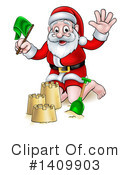 Santa Clipart #1409903 by AtStockIllustration