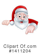 Santa Clipart #1411204 by AtStockIllustration