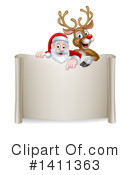 Santa Clipart #1411363 by AtStockIllustration