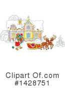 Santa Clipart #1428751 by Alex Bannykh