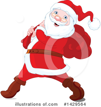 Royalty-Free (RF) Santa Clipart Illustration by Pushkin - Stock Sample #1429564
