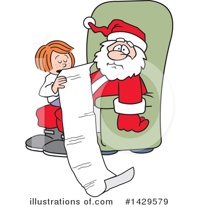 Royalty-Free (RF) Santa Clipart Illustration by Johnny Sajem - Stock Sample #1429579