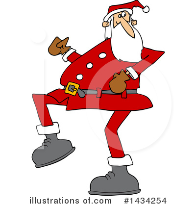 Royalty-Free (RF) Santa Clipart Illustration by djart - Stock Sample #1434254