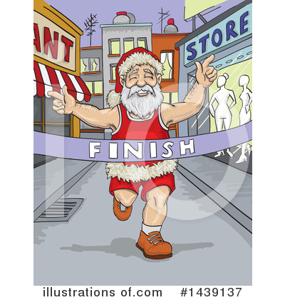 Marathon Clipart #1439137 by David Rey