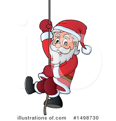 Royalty-Free (RF) Santa Clipart Illustration by visekart - Stock Sample #1498730