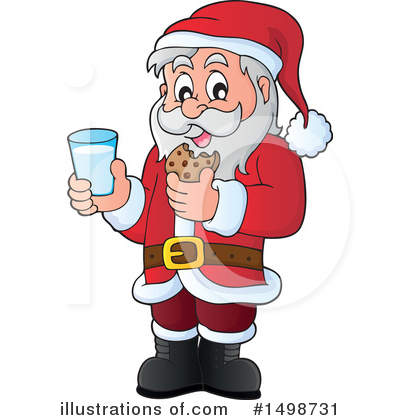 Royalty-Free (RF) Santa Clipart Illustration by visekart - Stock Sample #1498731