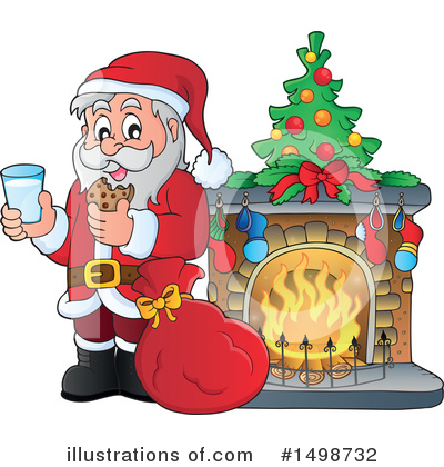 Santa Snack Clipart #1498732 by visekart