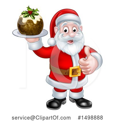 Christmas Pudding Clipart #1498888 by AtStockIllustration